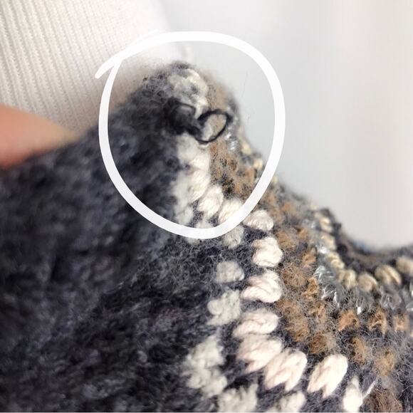 NIC+ZOE Celestial Open Front Chevron Pattern Knit Cardigan Women’s Size Small - Picture 11 of 13